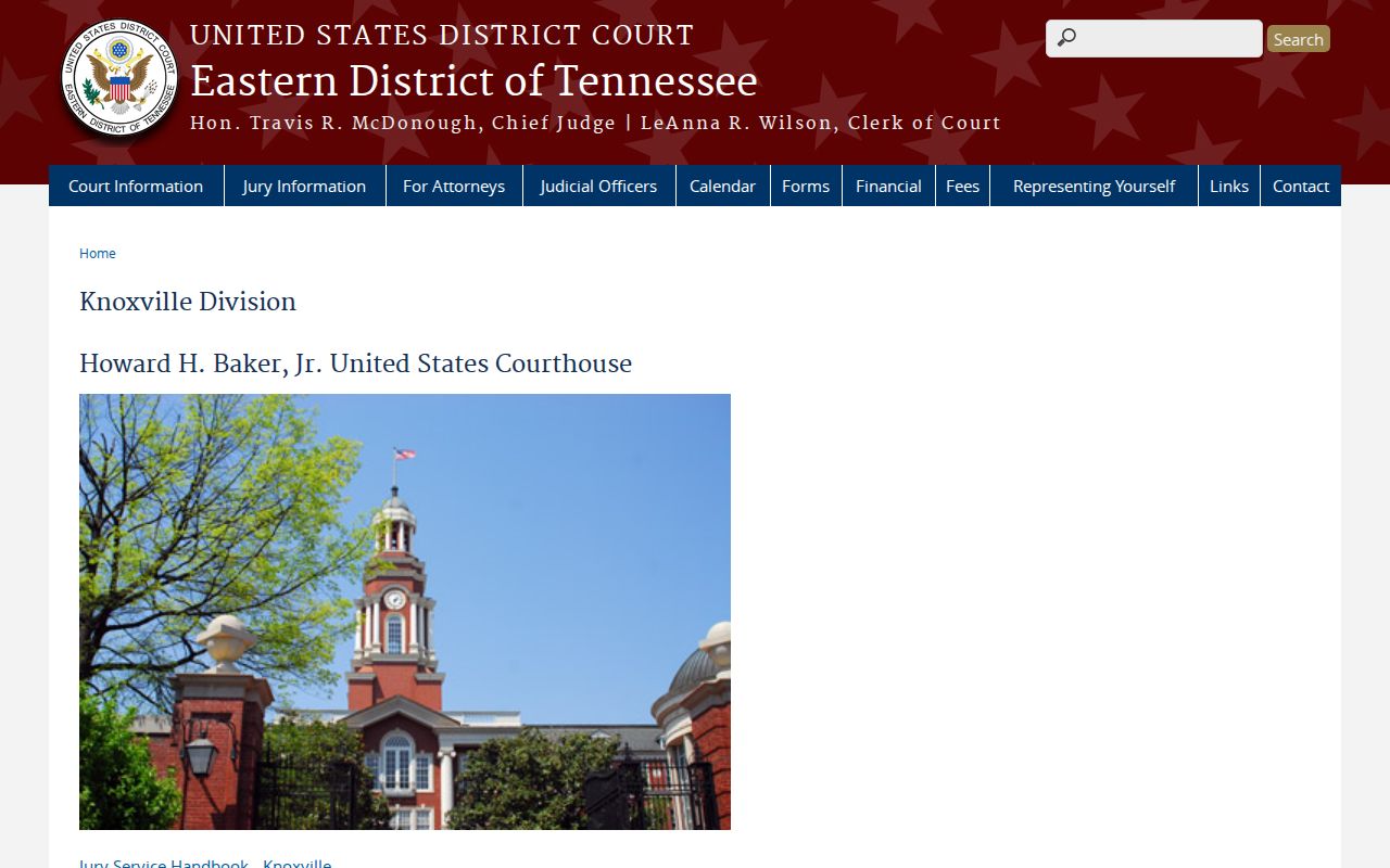 Roane County federal warrant check and Knoxville court contact information
