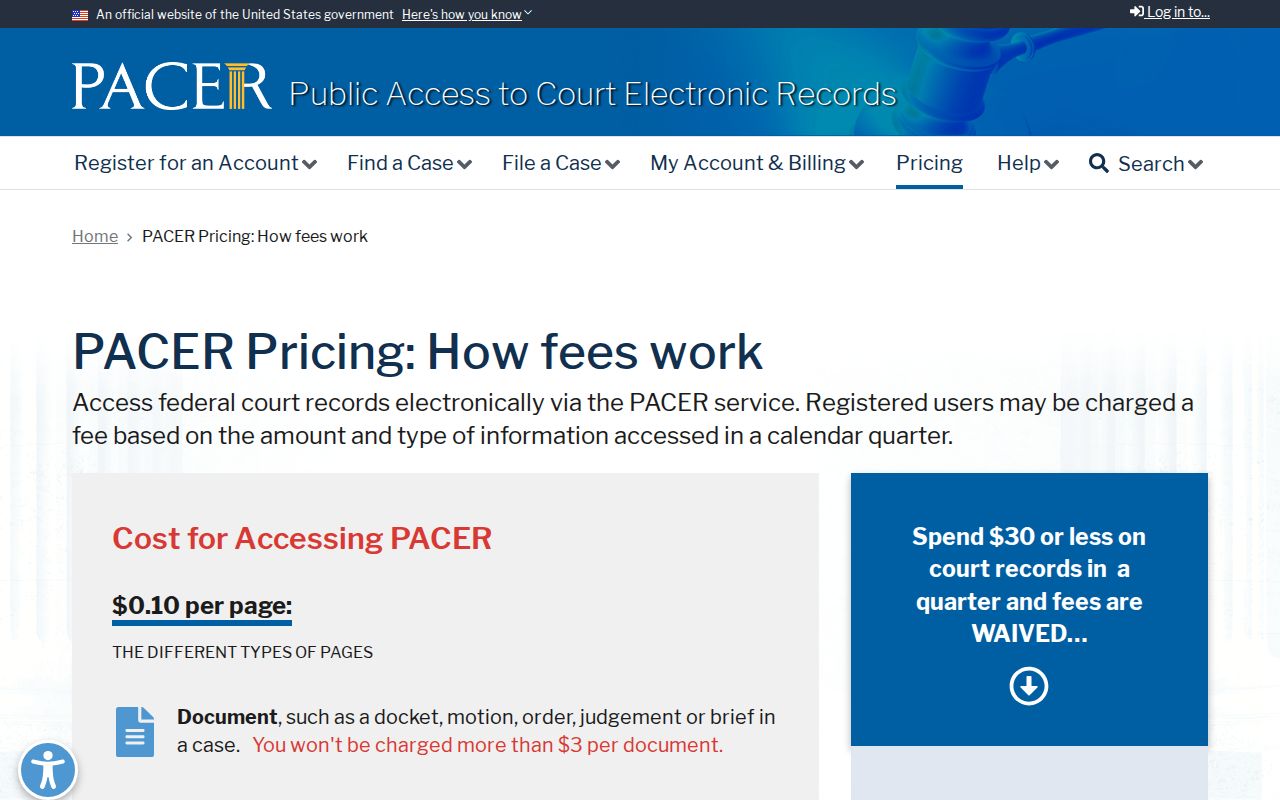Roane County federal warrant case access through PACER information